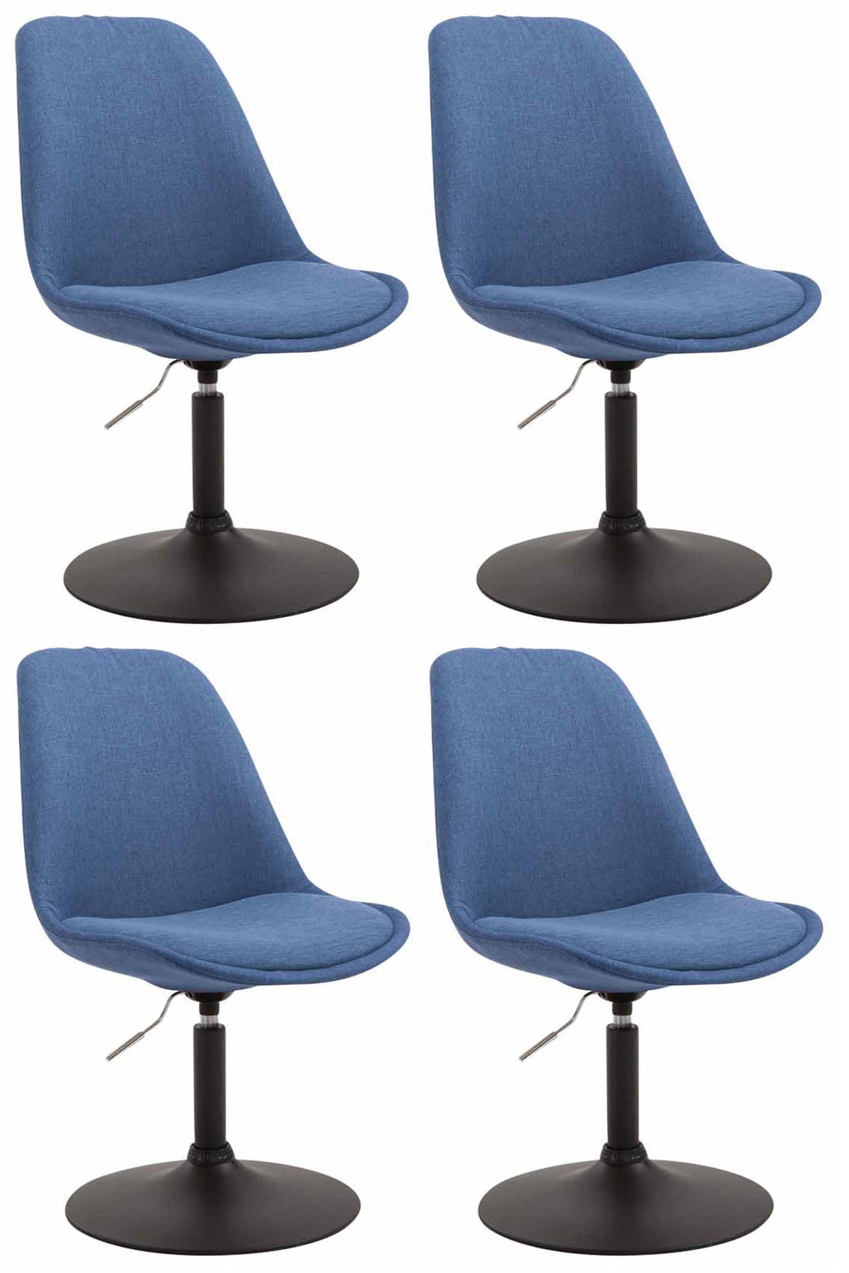 4er Set Esszimmerstühle Maverick Stoff