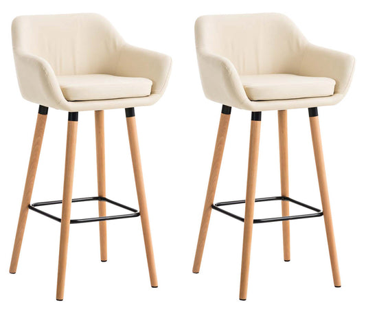 2er Set Barhocker Grant Kunstleder