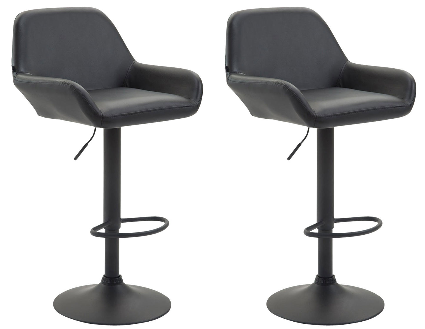 2er Set Barhocker Braga Kunstleder