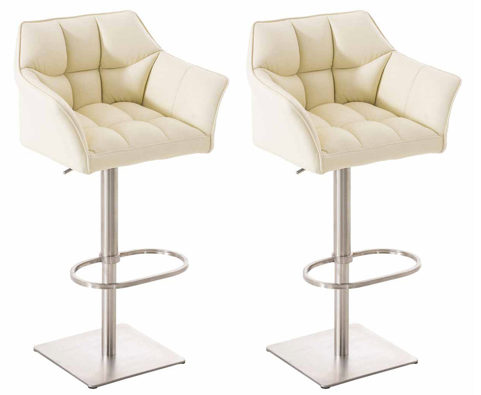 2er Set Barhocker Damaso Kunstleder