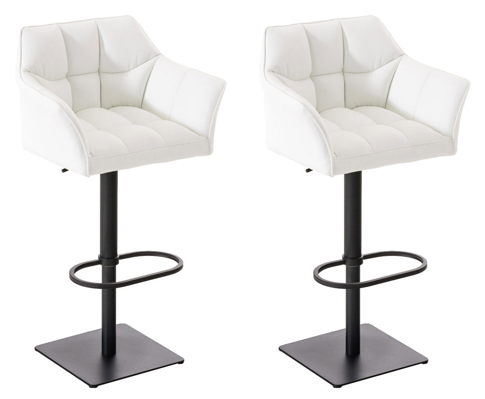2er Set Barhocker Damaso Kunstleder