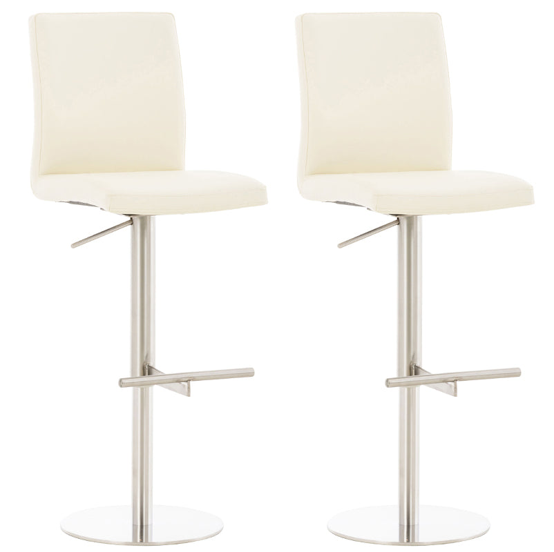 2er Set Barhocker Cadiz Kunstlederbezug