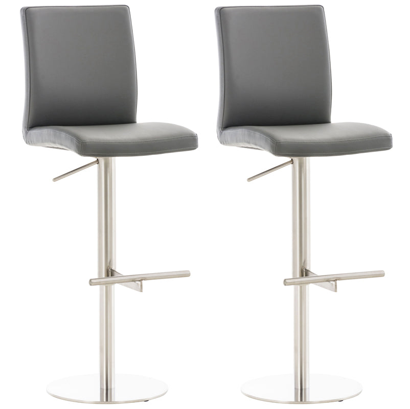 2er Set Barhocker Cadiz Kunstlederbezug