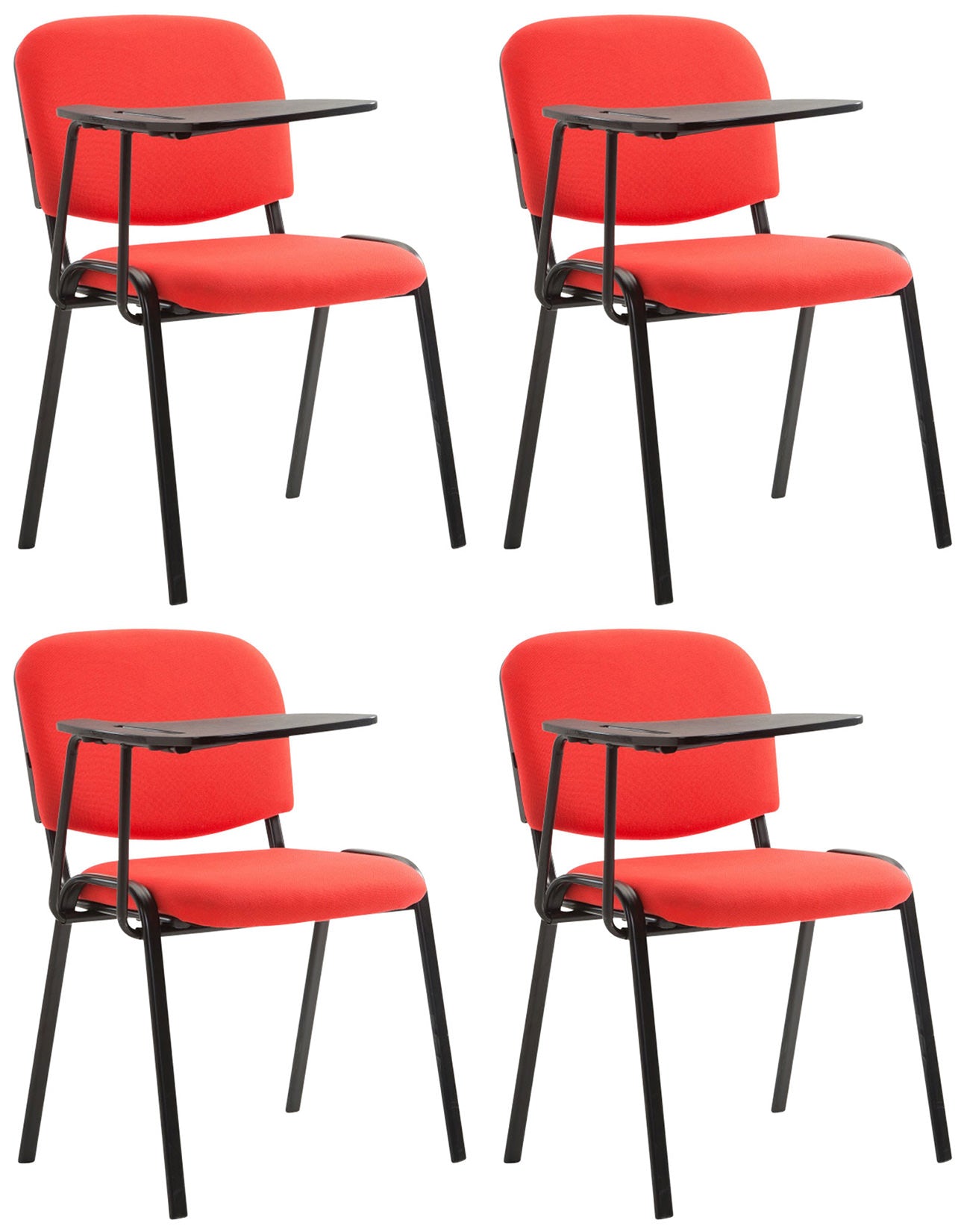 4er Set Stuhl Ken mit Klapptisch Stoff