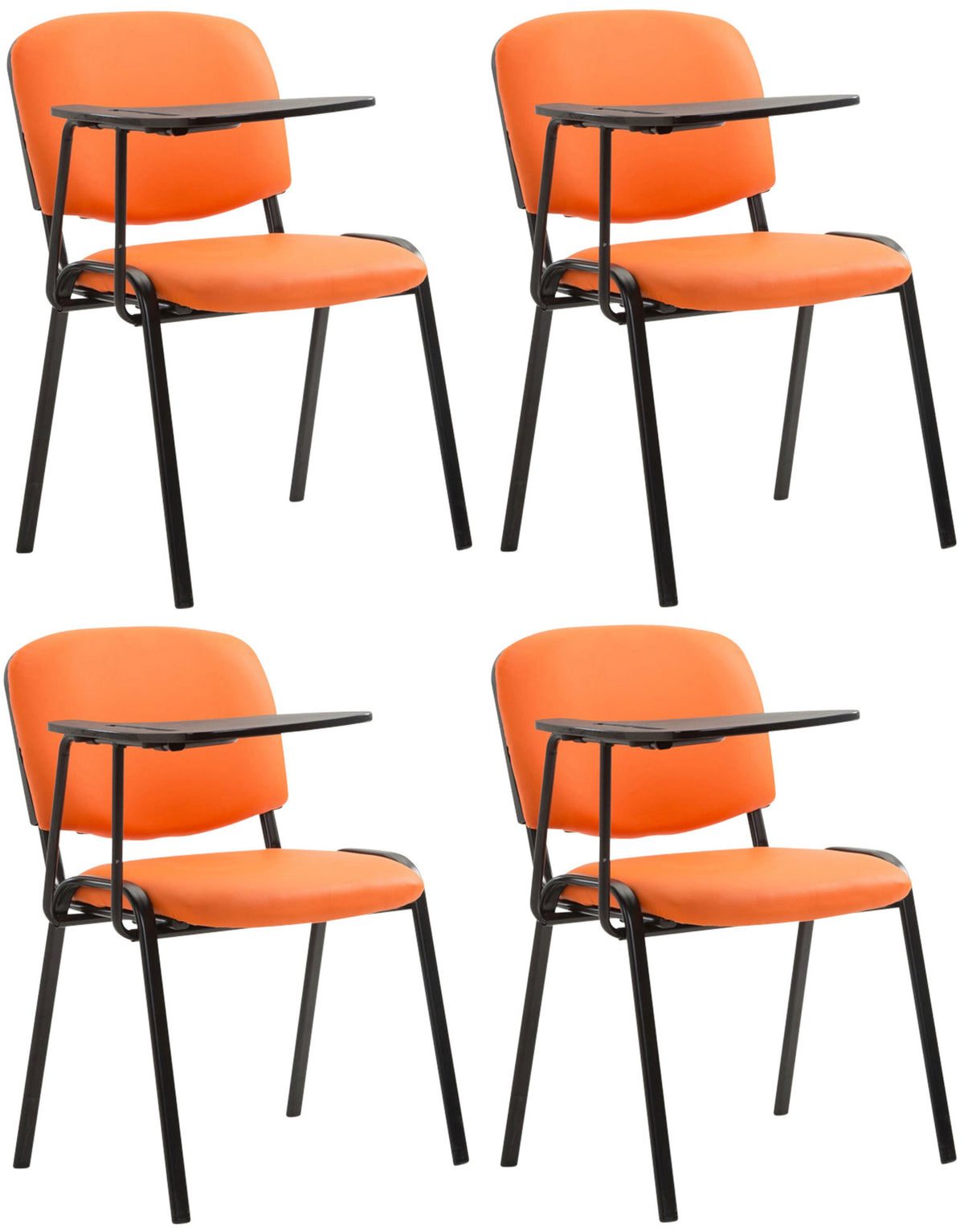 4er Set Stühle Ken mit Klapptisch Kunstleder