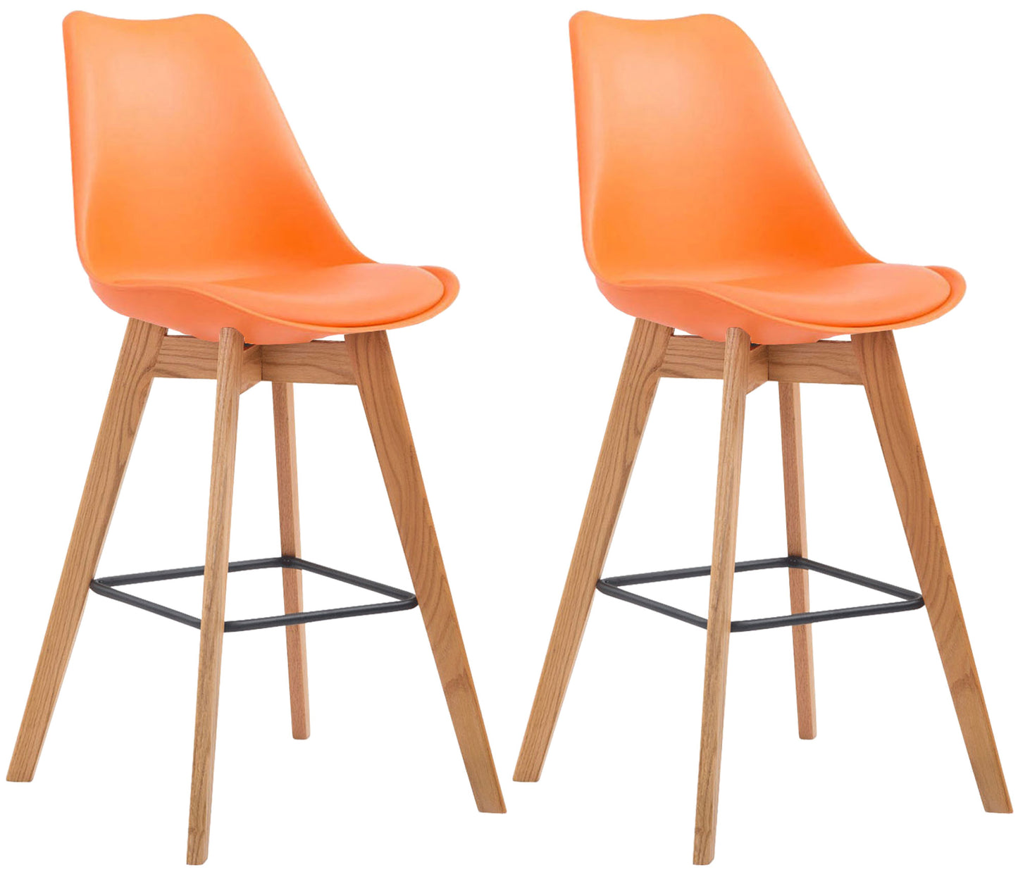 2er Set Barhocker Metz Kunststoff