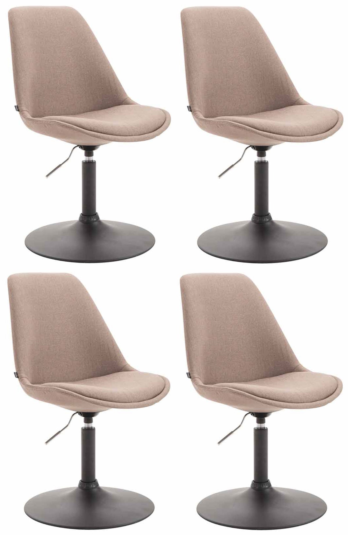 4er Set Esszimmerstühle Maverick Stoff