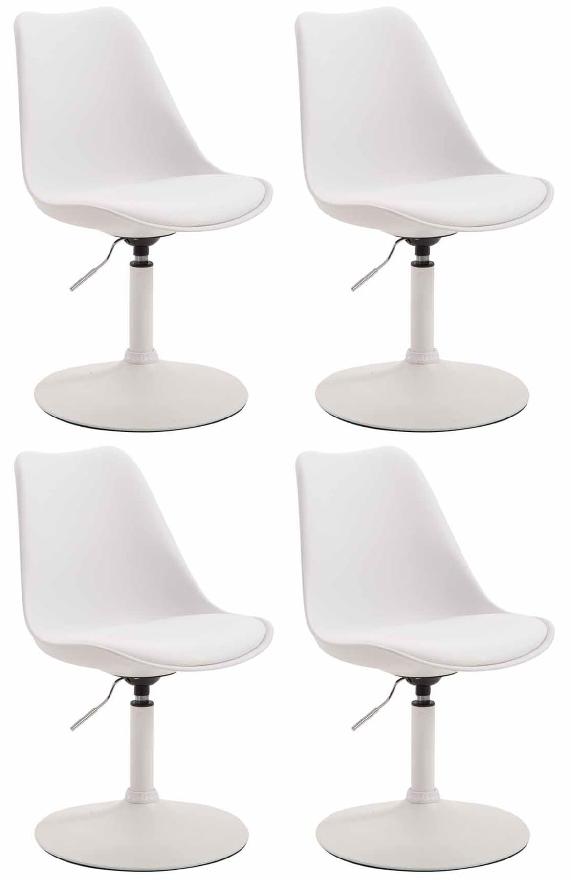 4er Set Esszimmerstühle Maverick Kunststoff