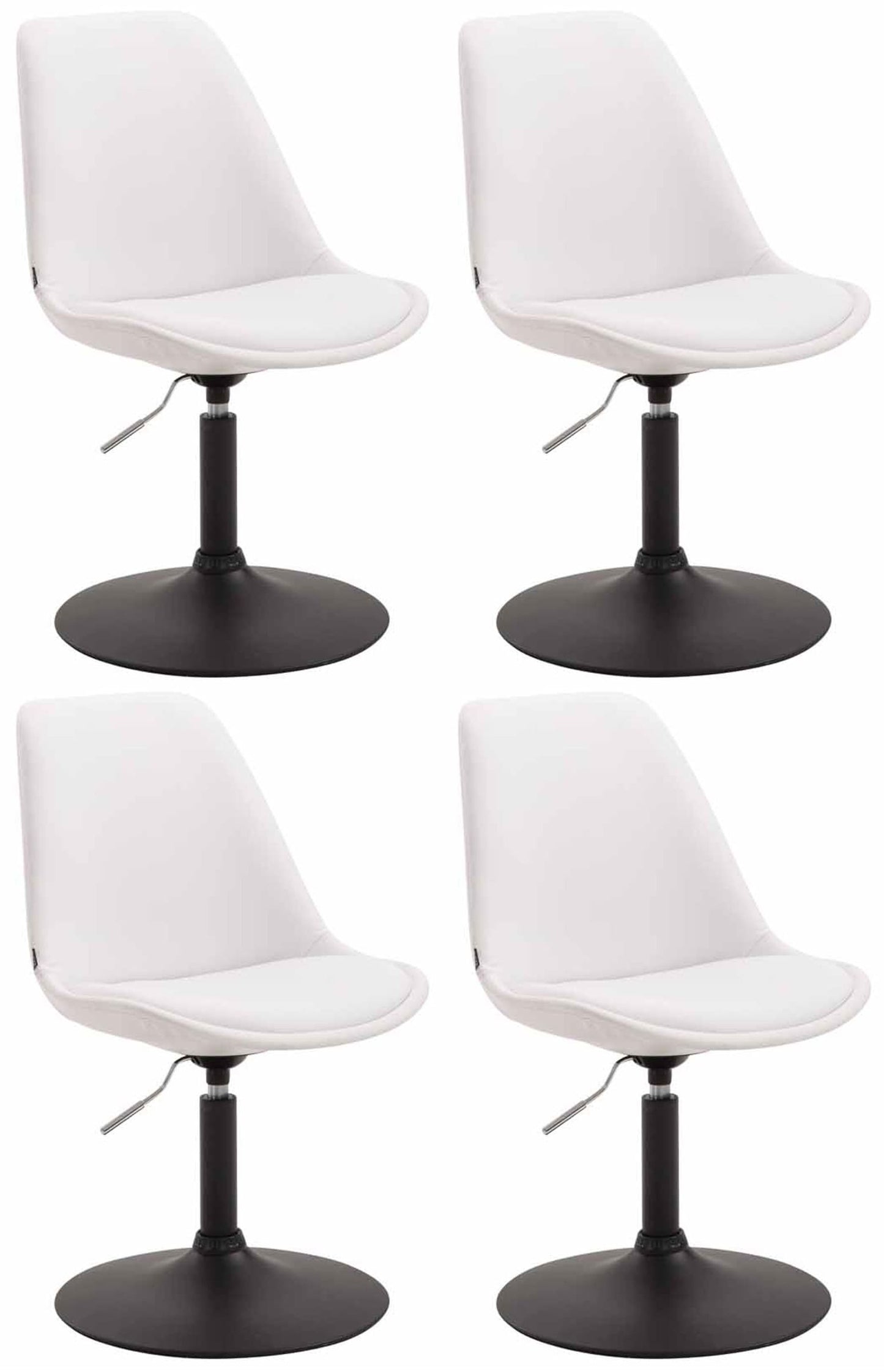 4er Set Esszimmerstühle Maverick Kunstleder