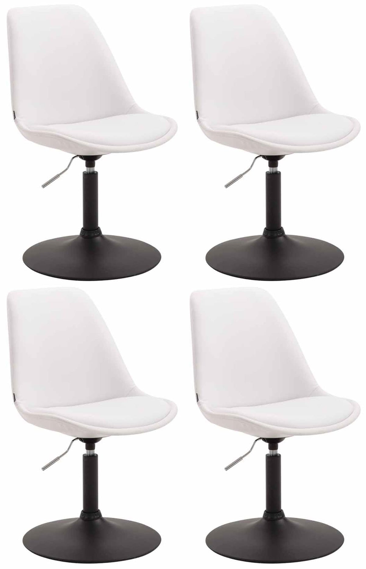 4er Set Esszimmerstühle Maverick Kunstleder