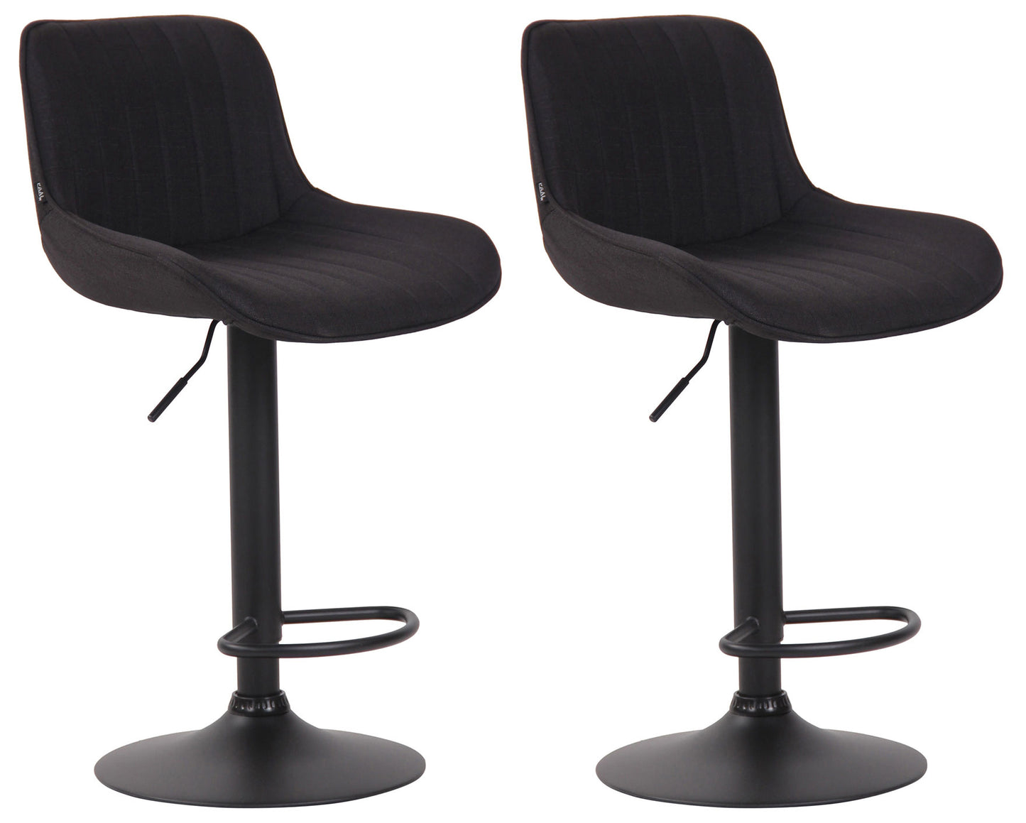 2er Set Barhocker Lentini Stoff