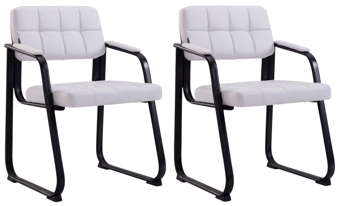 2er Set Besucherstühle Canada B Kunstleder