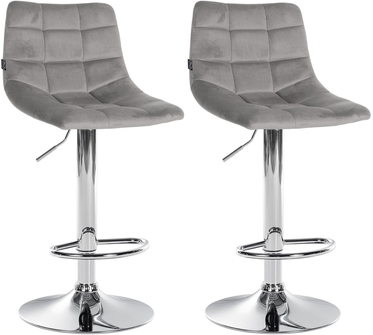 2er Set Barhocker Jerry Samt