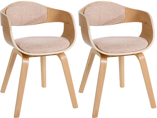 2er Set Stühle Kingston Stoff