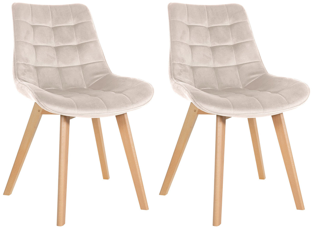 2er Set Stühle Brook Samt