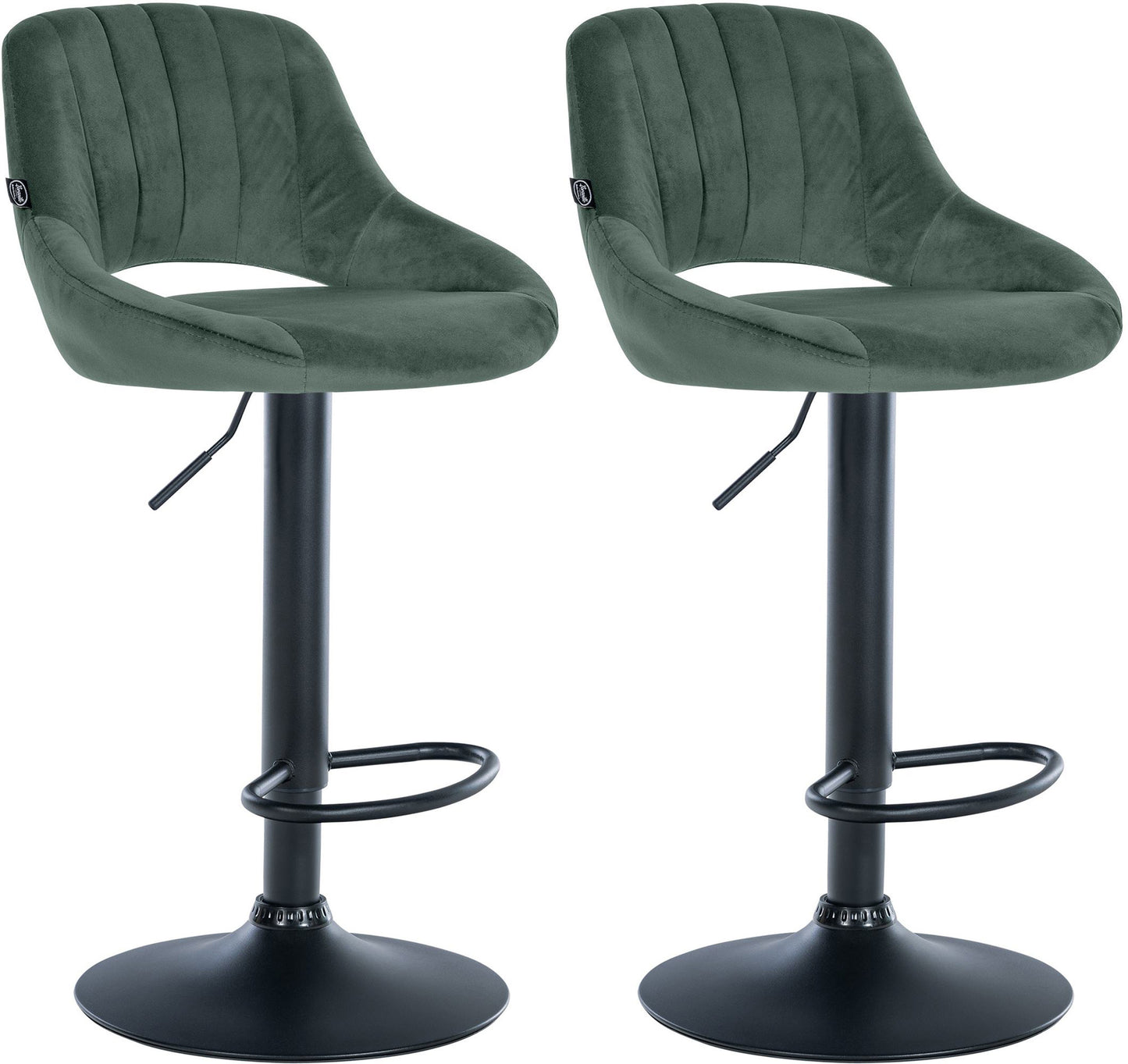 2er Set Barhocker Milet Samt