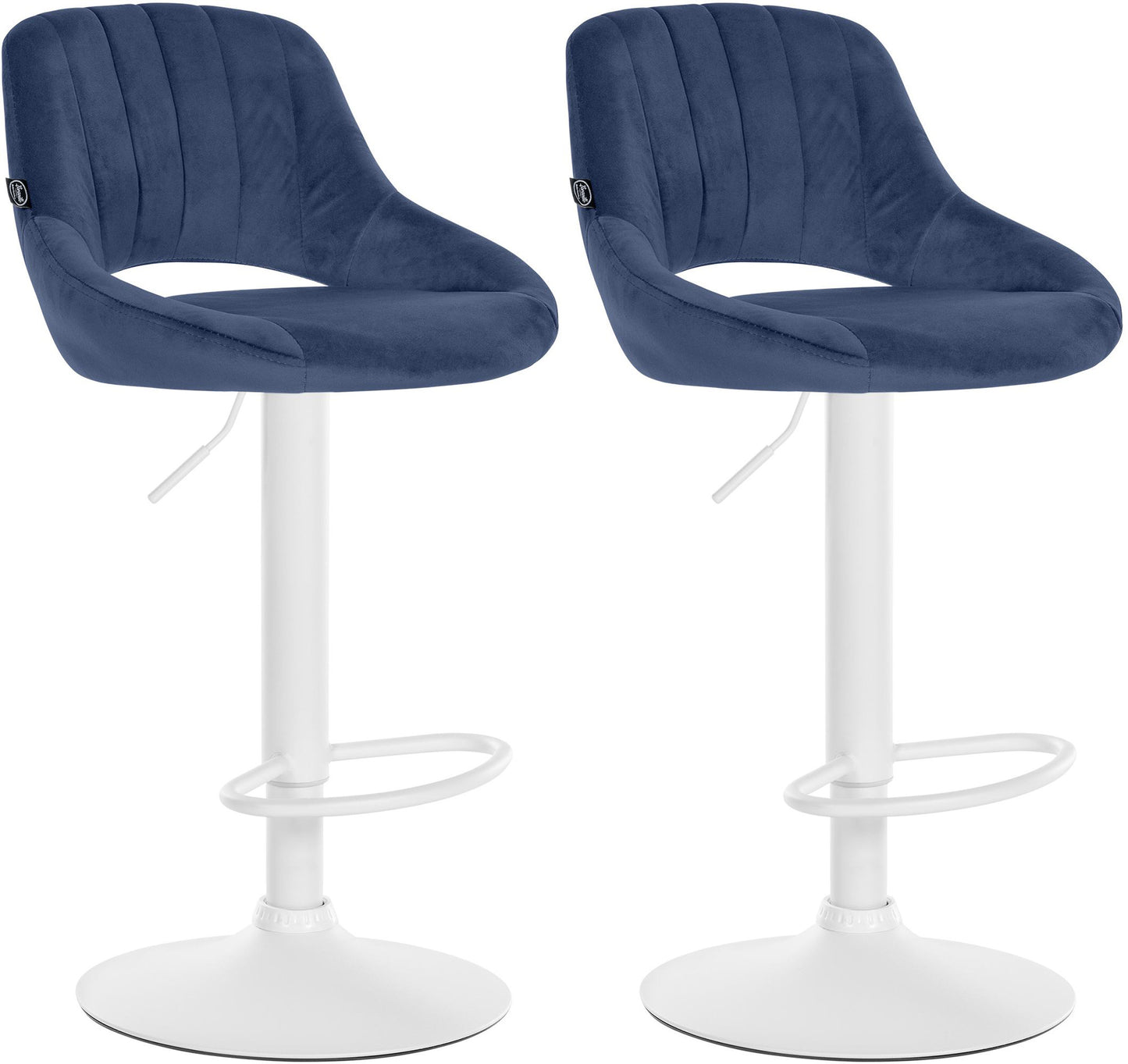 2er Set Barhocker Milet Samt