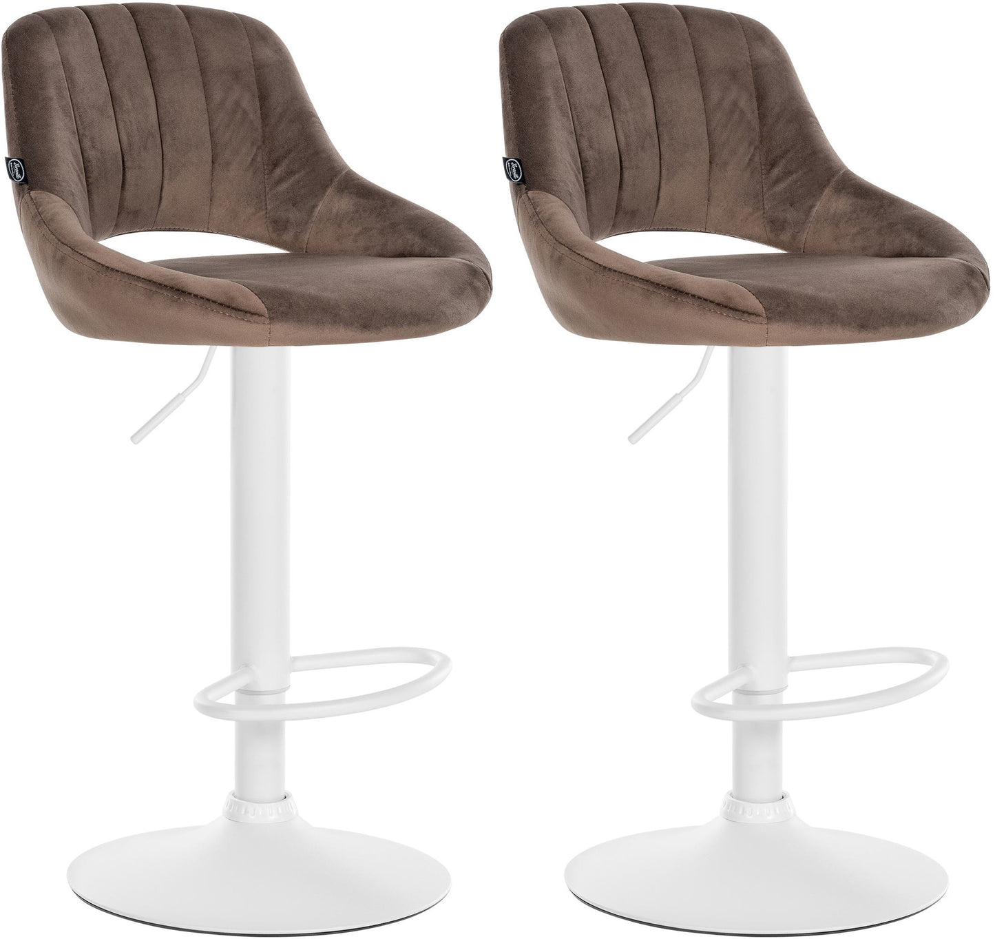 2er Set Barhocker Milet Samt