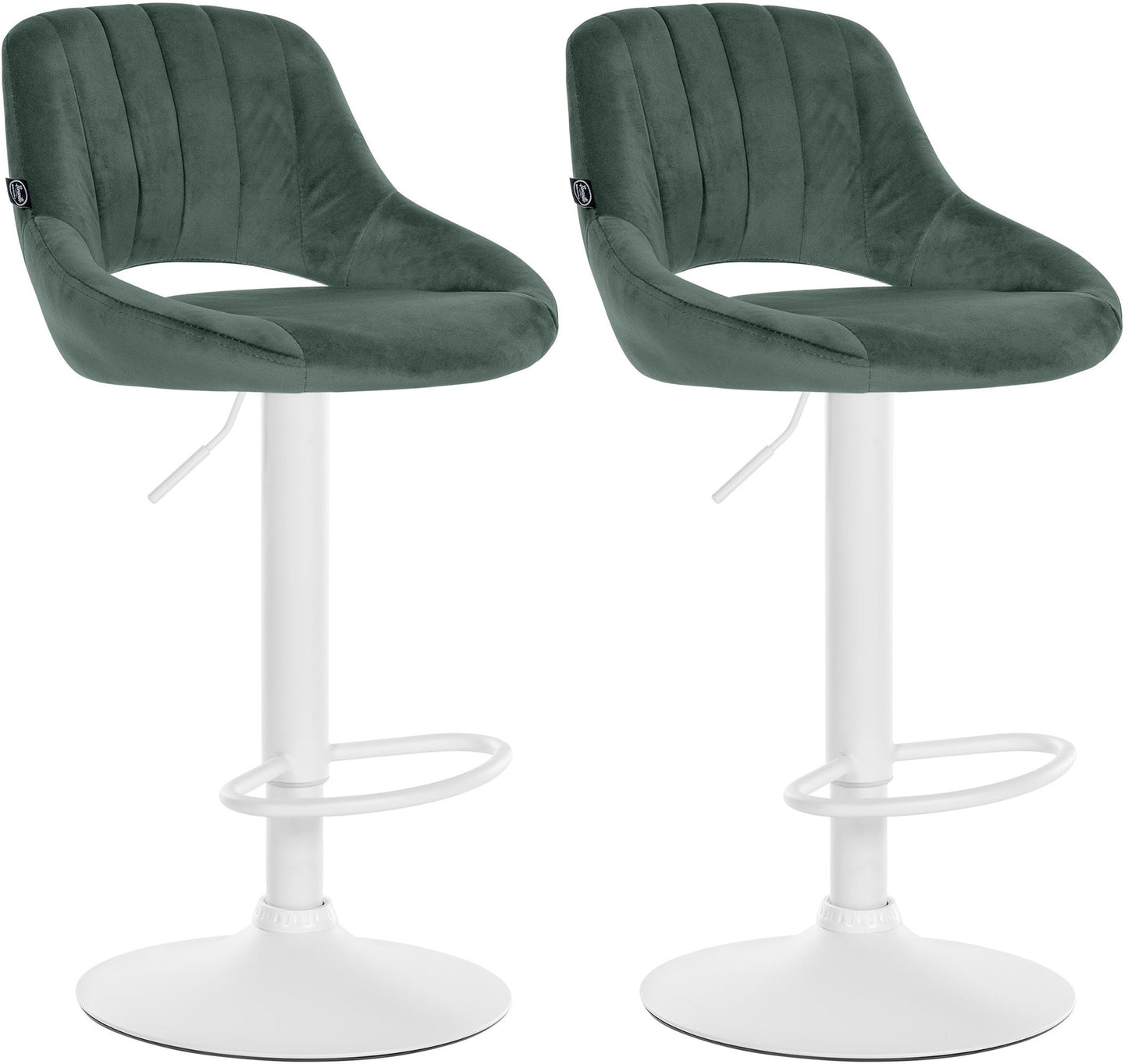 2er Set Barhocker Milet Samt