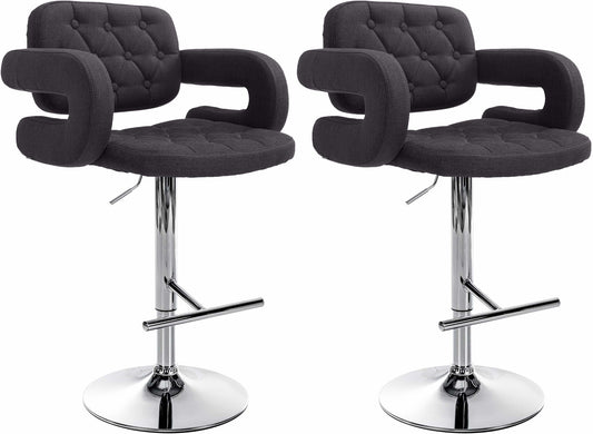 2er Set Barhocker Dublin Stoff