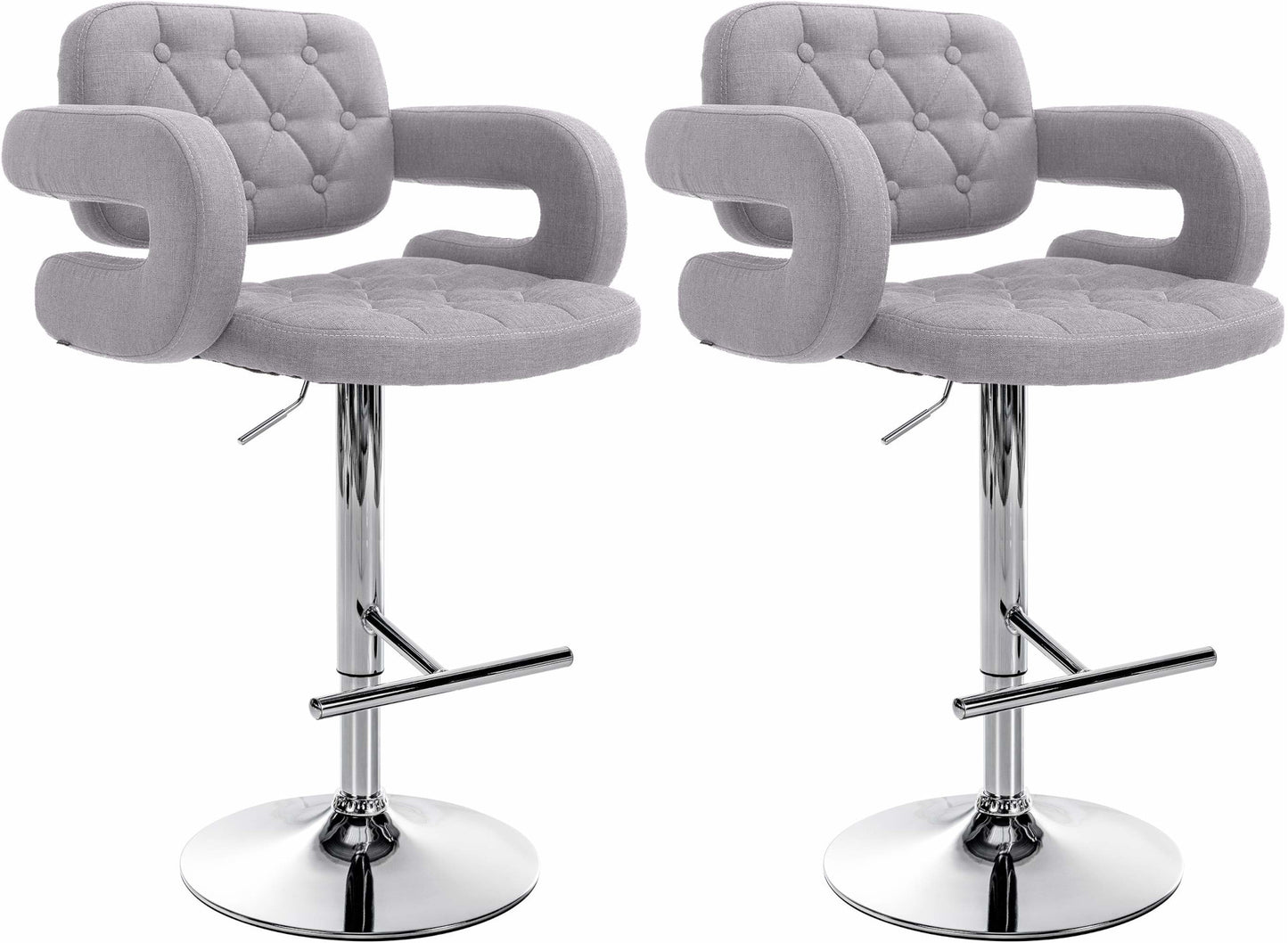 2er Set Barhocker Dublin Stoff