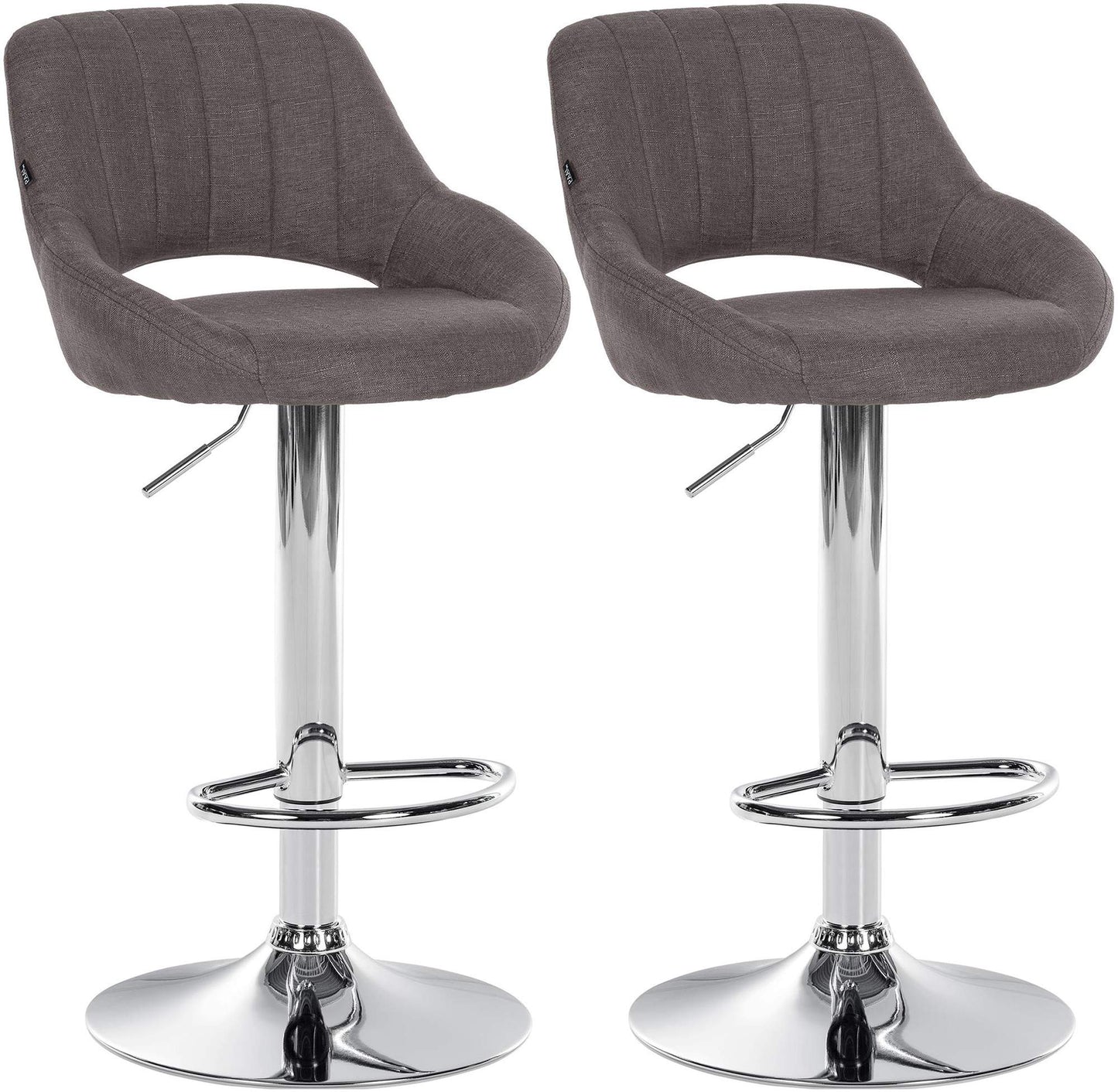 2er Set Barhocker Milet Stoff