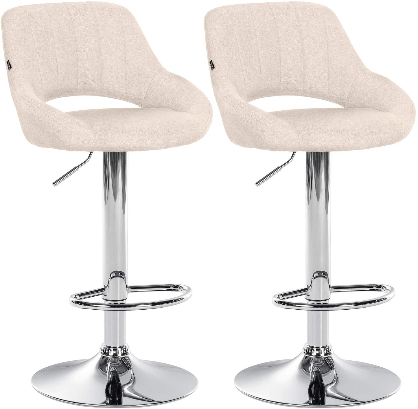 2er Set Barhocker Milet Stoff