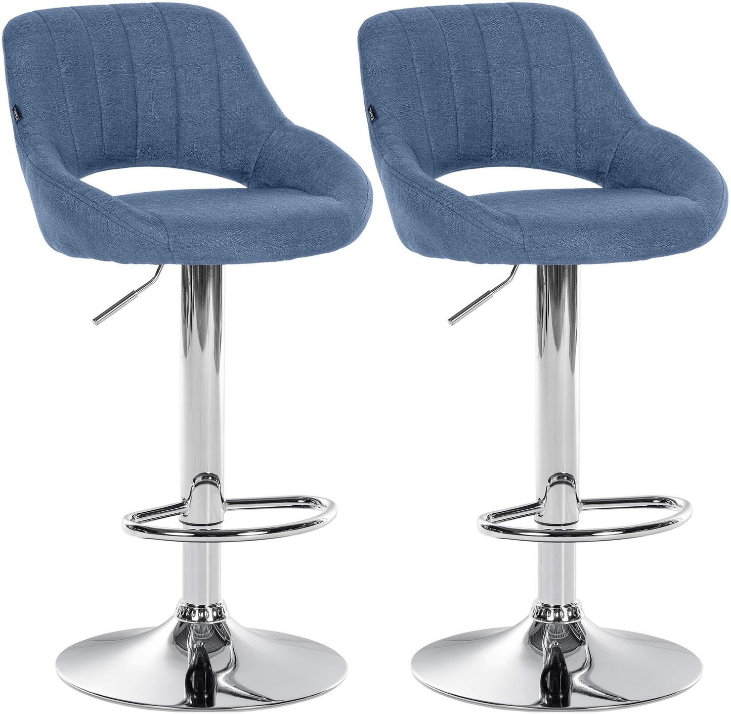 2er Set Barhocker Milet Stoff