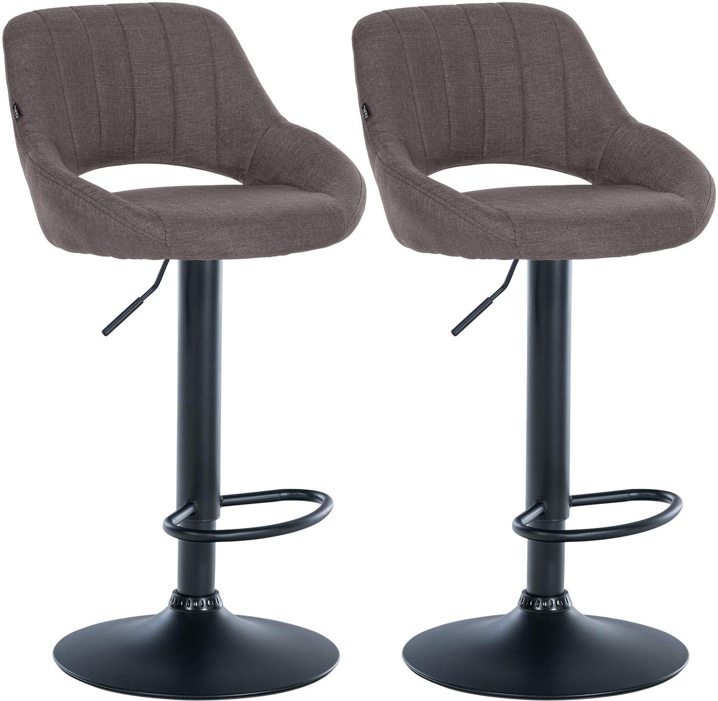 2er Set Barhocker Milet Stoff