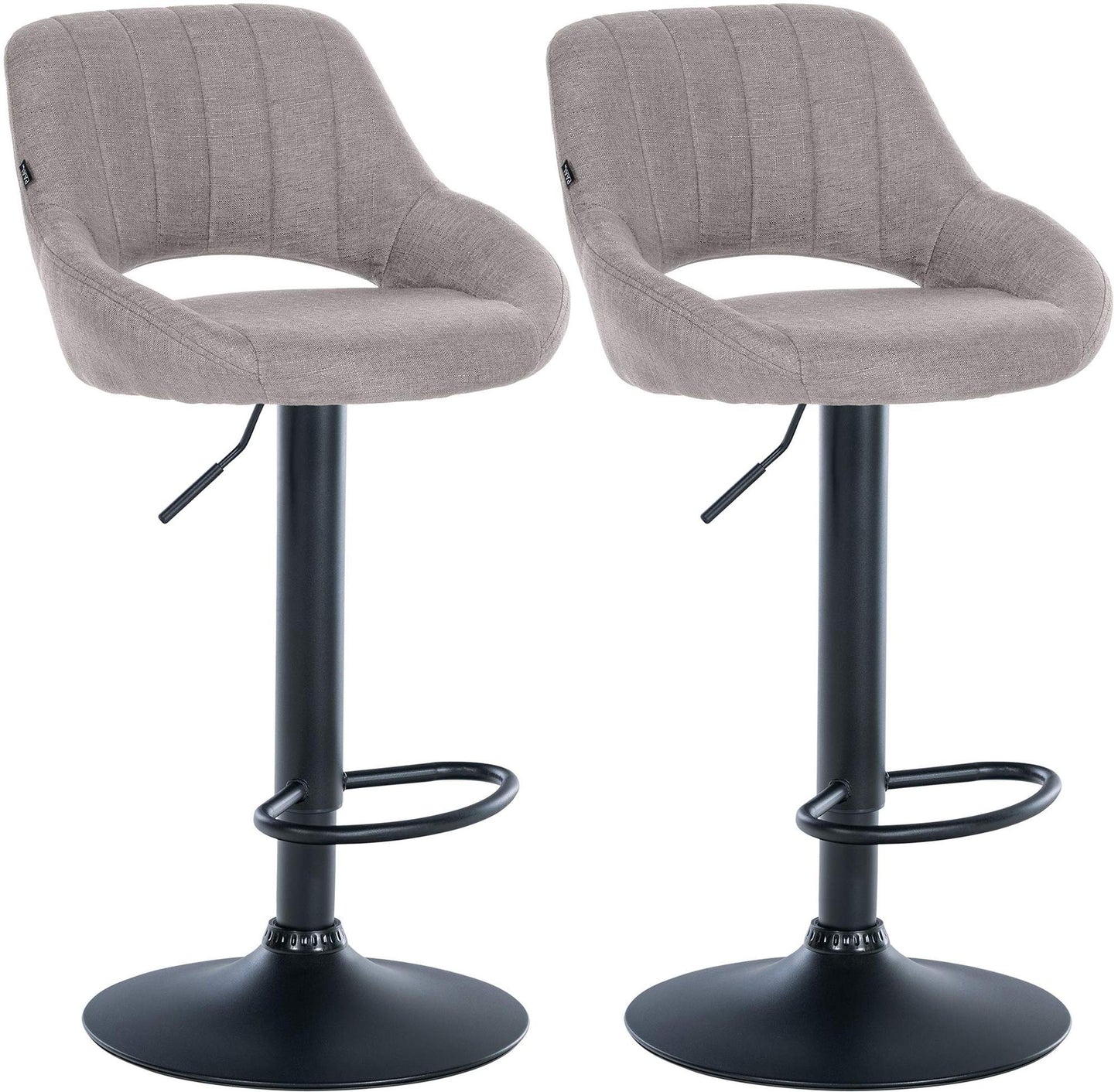2er Set Barhocker Milet Stoff