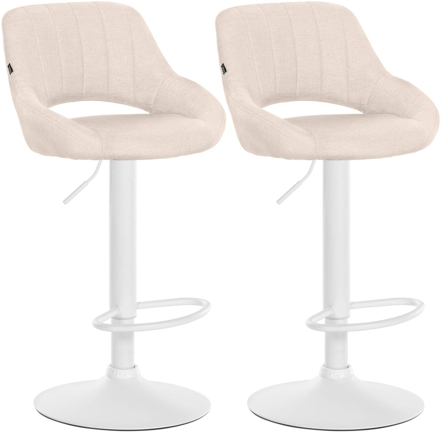 2er Set Barhocker Milet Stoff