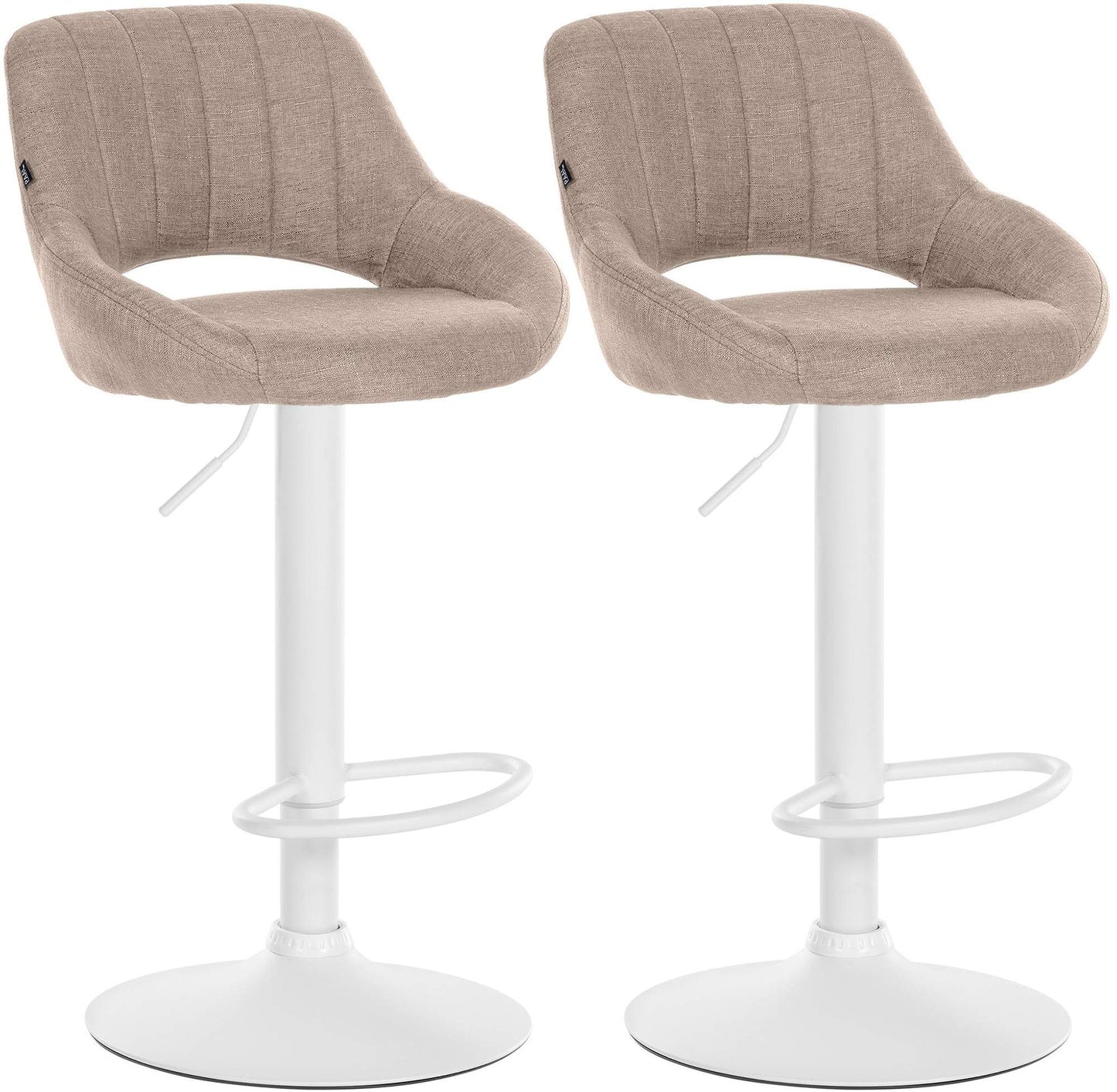 2er Set Barhocker Milet Stoff