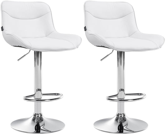 2er Set Barhocker Vonore Kunstleder