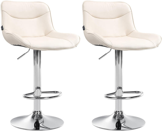 2er Set Barhocker Vonore Kunstleder