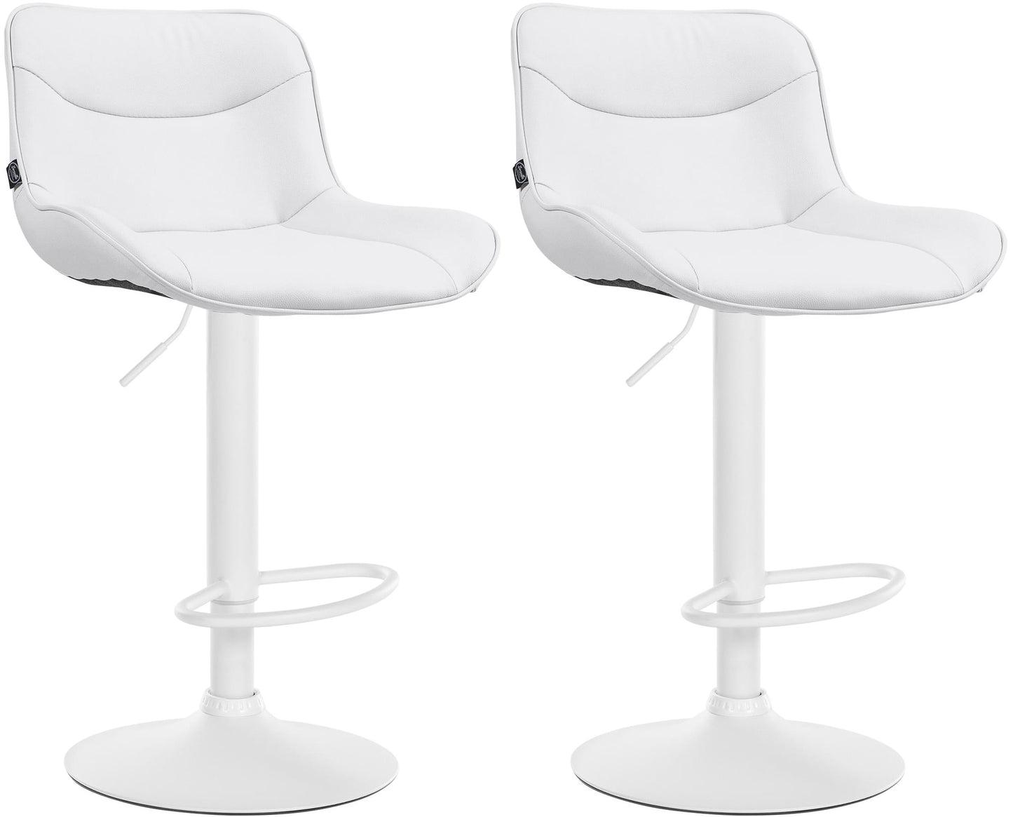2er Set Barhocker Vonore Kunstleder