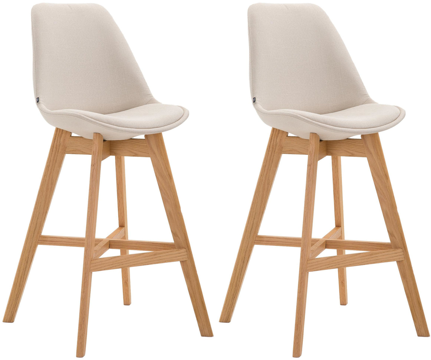 2er Set Barhocker Cannes Stoff