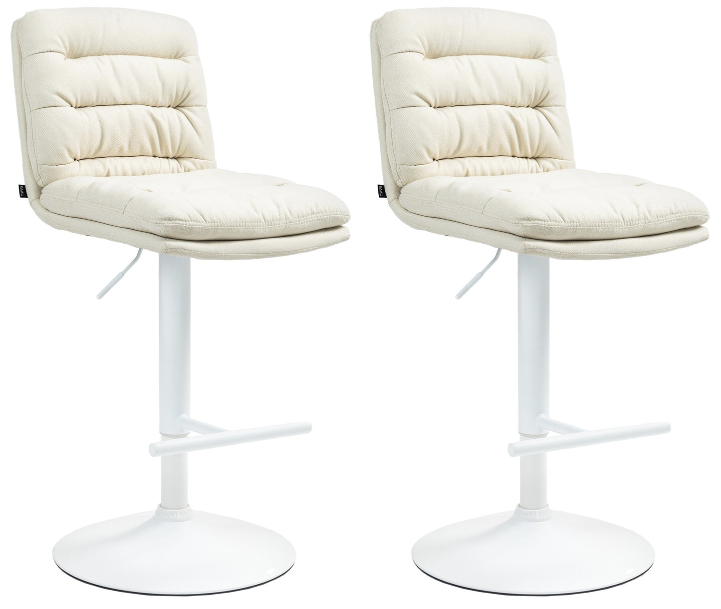 2er Set Barhocker Damar Stoff