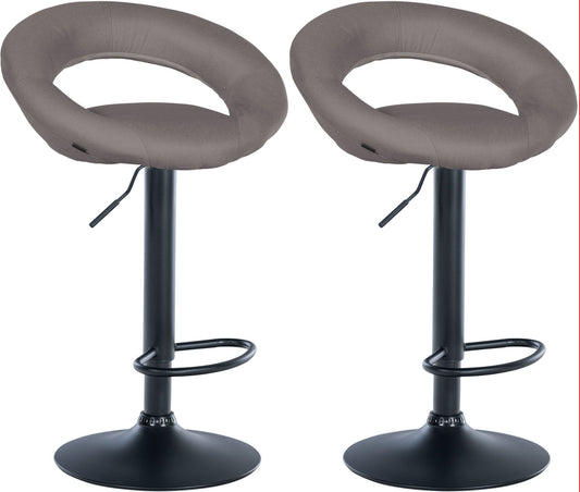 2er Set Barhocker Olinda Stoff