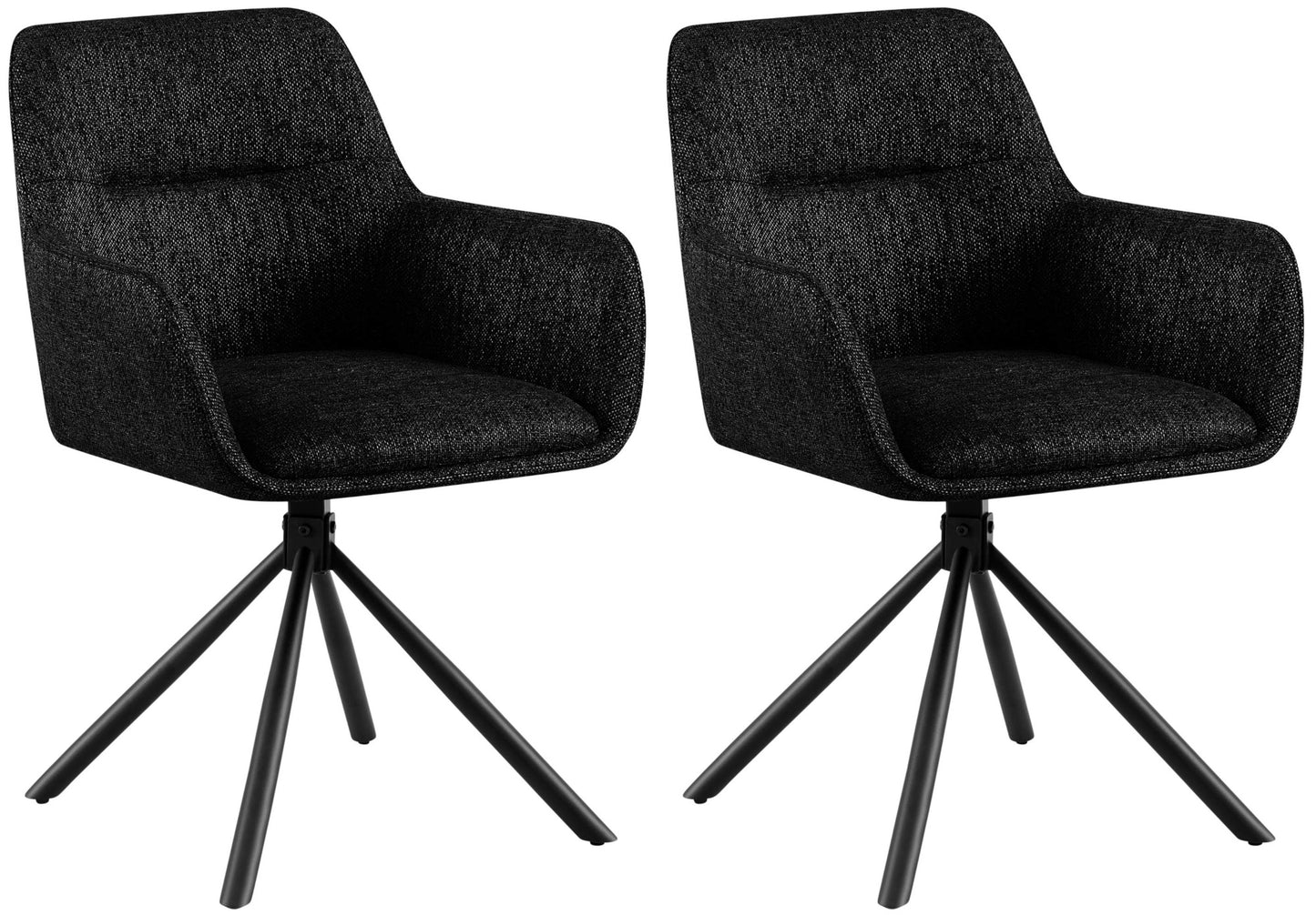 2er Set Stuhl Tipton Stoff