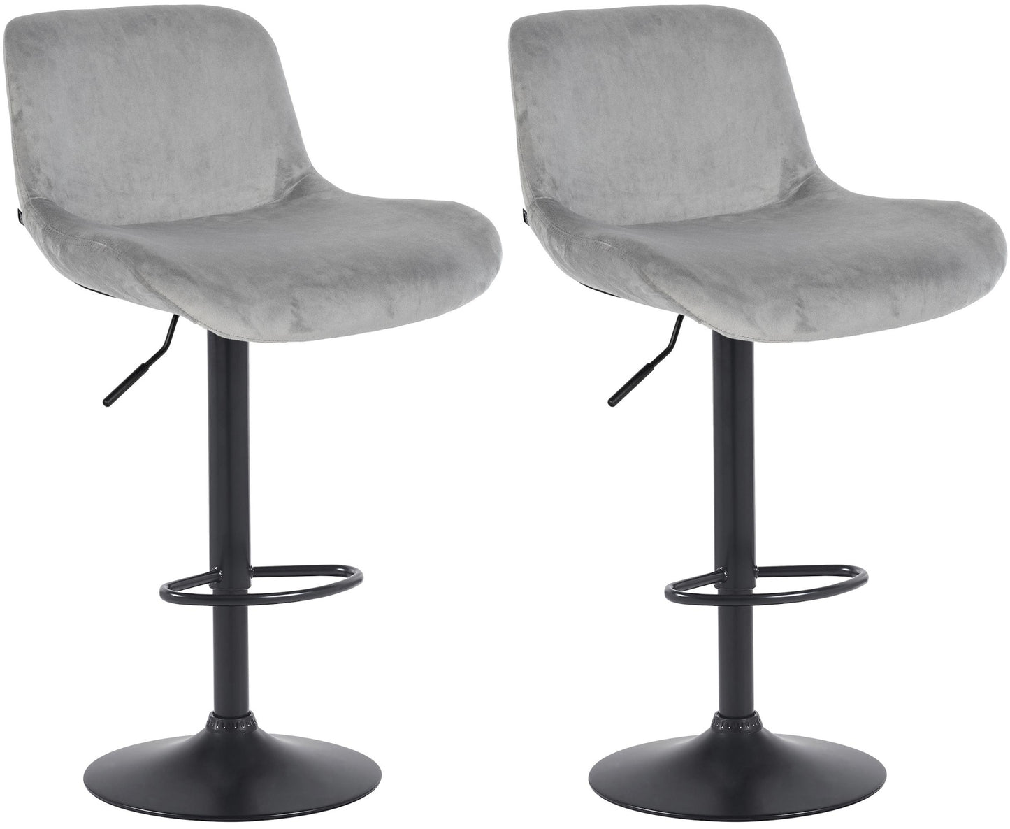 2er Set Barhocker Solon Schwarz
