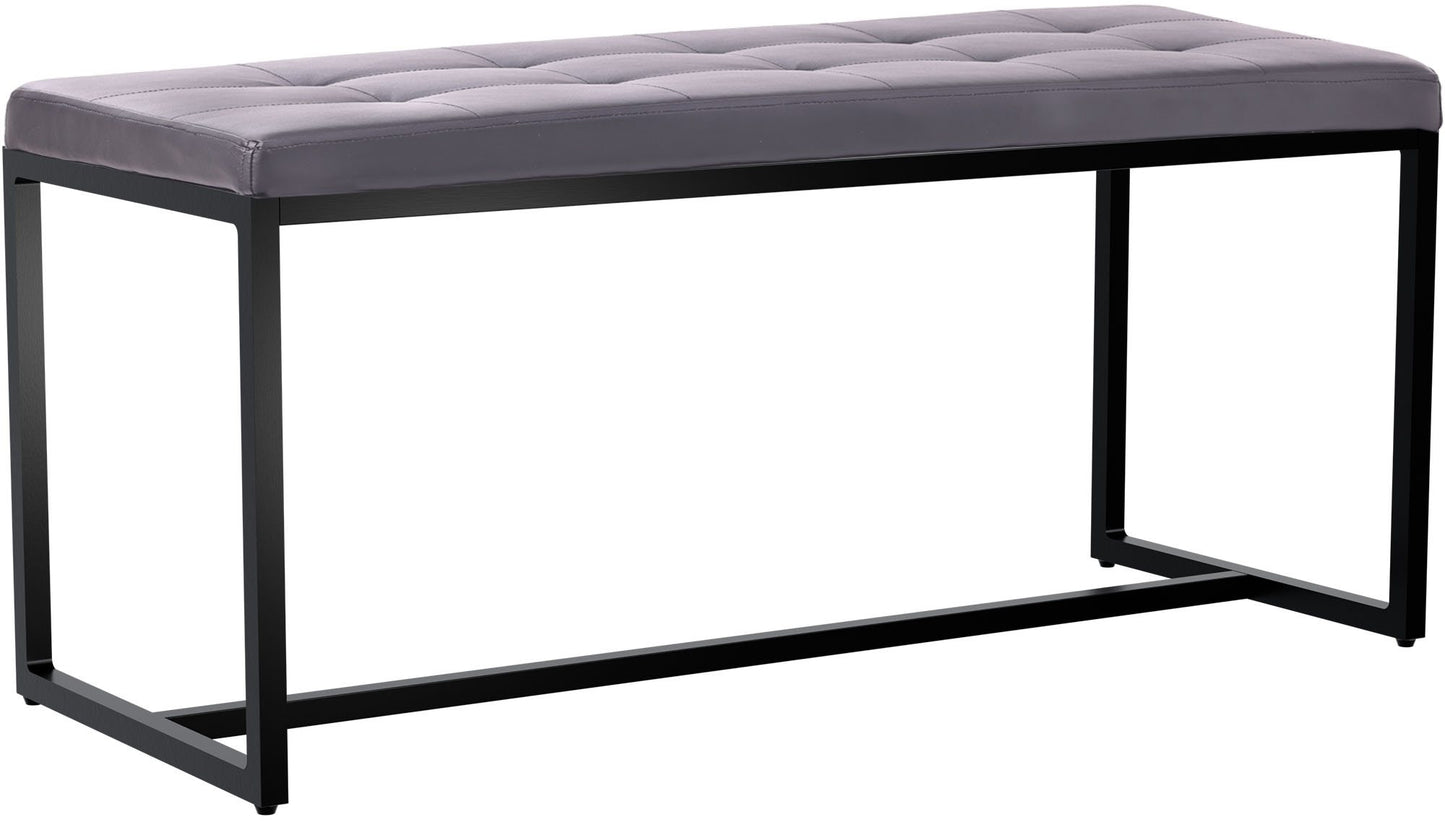 Sitzbank Barci mit schwarzem Gestell