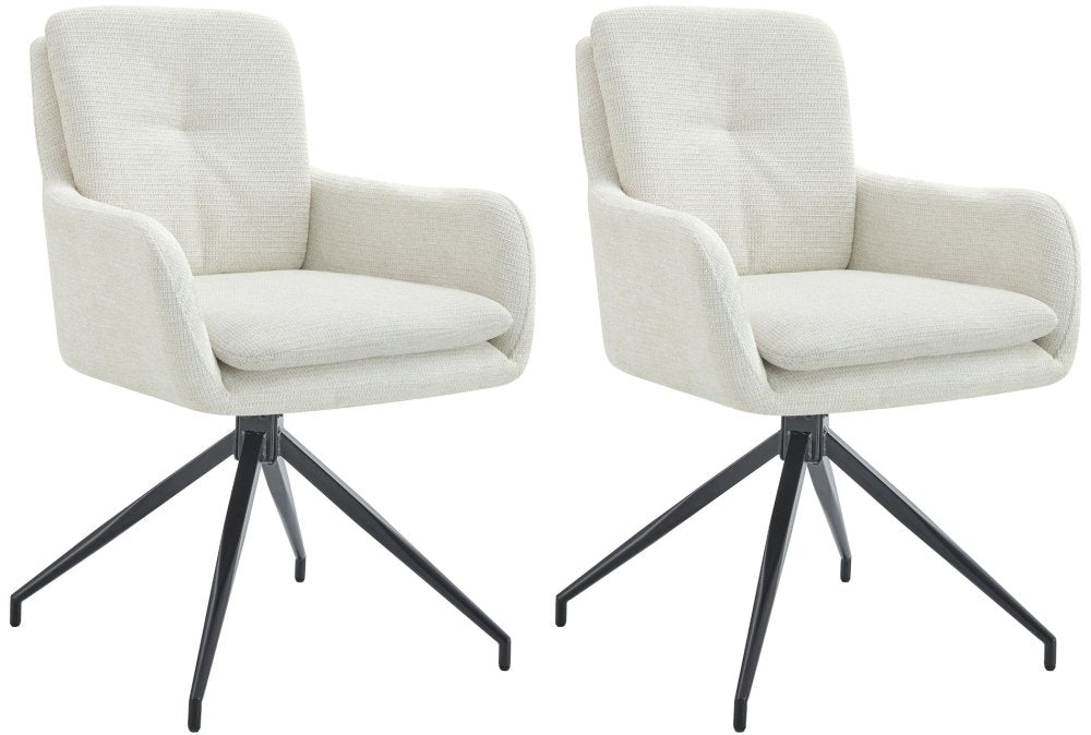 2er Set Esszimmerstuhl Pickett Stoff