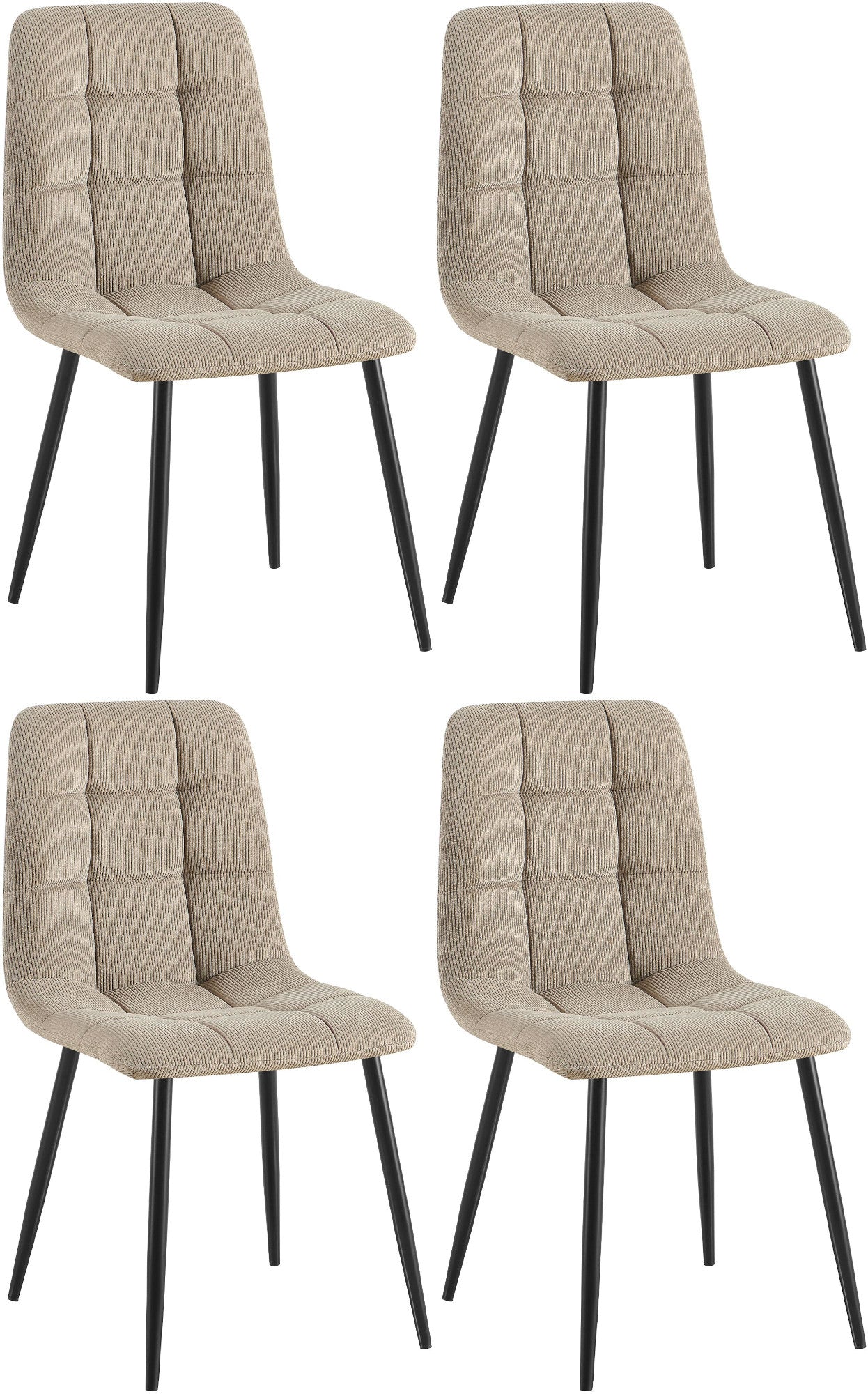 4er Set Esszimmerstuhl Tilde