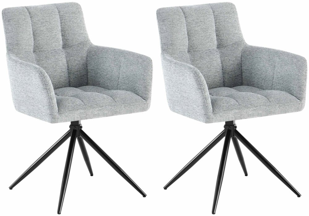 2er Set Esszimmerstuhl Jonah Stoff