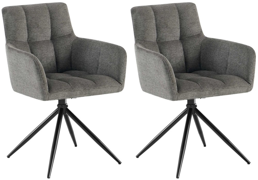 2er Set Esszimmerstuhl Jonah Stoff