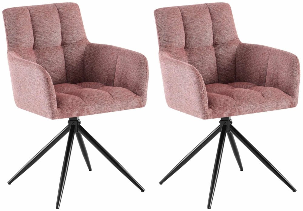 2er Set Esszimmerstuhl Jonah Stoff