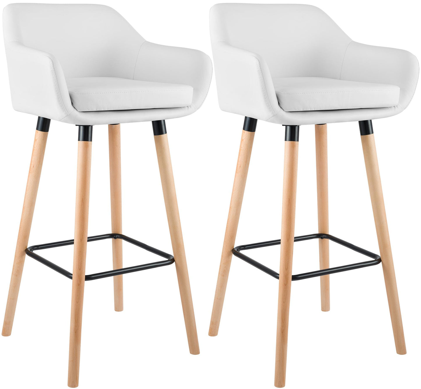 2er Set Barhocker Grant Kunstleder