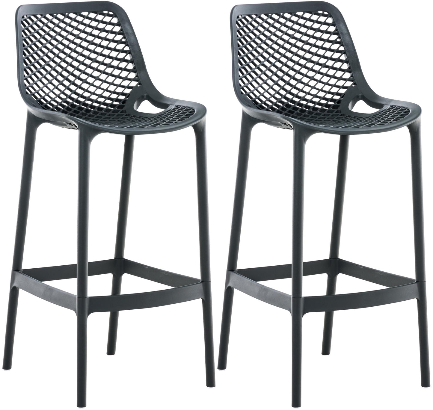 2er Set Outdoor Barhocker Air