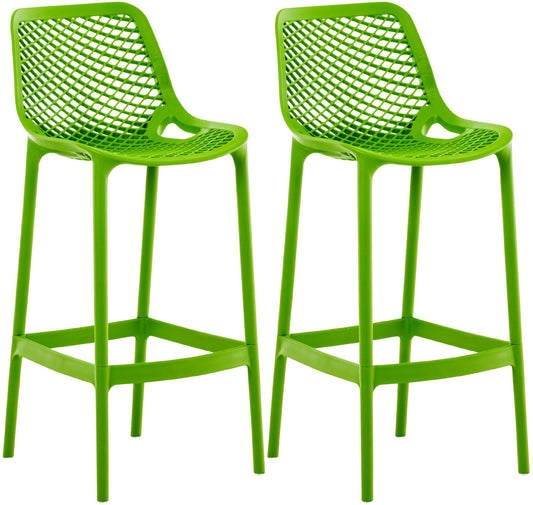 2er Set Outdoor Barhocker Air