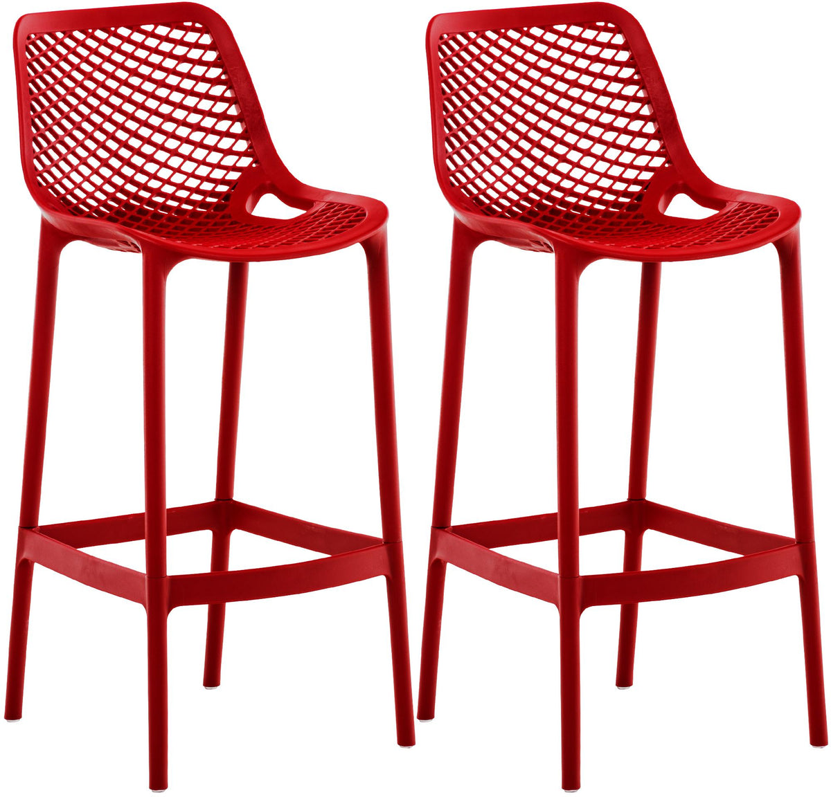 2er Set Outdoor Barhocker Air
